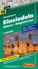 Wanderkarte Einsiedeln, Sihlsee, Wägitalersee 1:50.000 Wasser- und reißfest. GPS. Sattel, Hoch Ybrig, Pragel, Klöntal, Höhronen, Sattelegg. Wanderkarte. 1 : 50.000