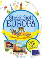 Stickerheft Europa mit Länderinfos und Landkarten