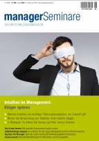 Zeitschrift: ms 209/2015 - Intuition im Mangement: Klüger spüren