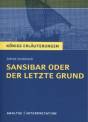 Alfred Andersch - Sansibar oder der letzte Grund Textanalyse und Interpretation