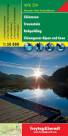 Wander-, Rad- und Freizeitkarte WK D9: Chiemsee, Traunstein, Ruhpolding, Chiemgauer Alpen und Seen 