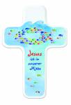 Kinderholzkreuz Jesus ist in unserer Mitte 