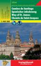 Freytag & Berndt Wander-, Rad- und Freizeitkarte SPJW: Spanischer Jakobsweg / Camino de Santiago - 1:400.000 