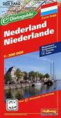 Straßenkarte Niederlande 1:200.000