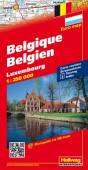 Belgien / Luxemburg - Strassenkarte mit e-Distoguide Massstab: 1 : 250 000