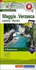 Touren-Wanderkarte 18: Maggia - Verzasca, Locarno - Ascona 1:50'000 33 Wandertouren