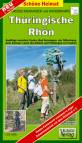 Thüringische Rhön, ­1:35.000 - Grosse Radwander- und Wanderkarte Ausflüge zwischen Vacha, Bad Salzungen, der Milseburg, dem Geisaer Land, Dermbach und Fladungen in Franken