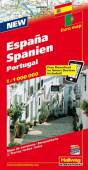 Spanien / Portugal - Strassenkarten mit e-Distoguide Strassenkarte mit Free Download on Smartphone 1:1.000.000