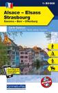 Frankreich Outdoor-Karte 07: Alsace / Elsass - Strasbourg / Straßburg Saverne - Barr - Offenburg