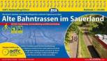 Alte Bahntrassen im Sauerland / ADFC-Radausflugsführer / Fahrradkarte - mit Ruhr-Sieg Radweg, SauerlandRadring und Möhnetal-Radweg  im Maßstab 1:50.000