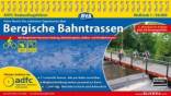 Die schönsten Tagestouren über Bergische Bahntrassen - ADFC-Radausflugsführer/Fahrradkarte mit Bergischem Panorama-Radweg, Niederbergbahn und Balkantrasse  im Maßstab 1:50.000
