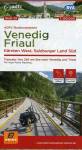 Venedig, Friaul - Transalp: Von Zell am See bis Venedig, Grado und Triest. Mit Radfernweg München - Venezia und Alpe-Adria-Radweg Kärnten West, Salzburger Land Süd - Maßstab 1:150.000