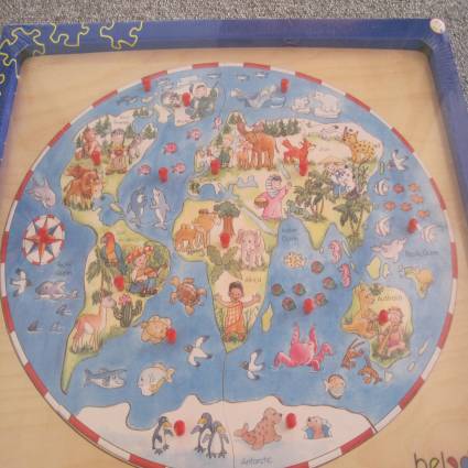 Knopfpuzzle: Kinder aus aller Welt