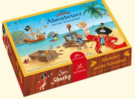 Capt´n Sharky -  Abenteuer auf der Schatzinsel Brettspiel Nominiert für das 
