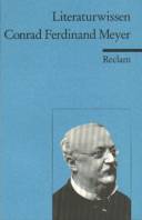 Conrad Ferdinand Meyer Literaturwissen für Schule und Studium