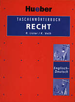 Taschenwörterbuch Recht Englisch-Deutsch