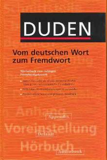 Duden, Vom deutschen Wort zum Fremdwort Wörterbücher zum richtigen Fremdwortgebrauch -bietet für mehr als 16000 deutsche Wörter über 40000 sinnverwandte Fremdwörter
-hilft dabei, Wortwiederholungen zu vermeiden
-fordert stilsicheren und präzisen Ausdruck