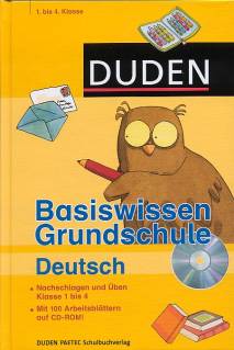 Duden: Basiswissen Grundschule Deutsch Nachschlagen und Üben Klasse 1 bis 4
Mit 100 Arbeitsblättern auf CD-ROM!
