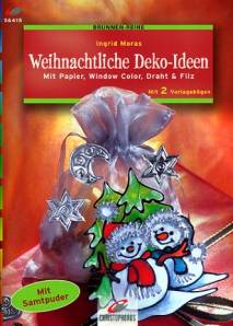 Weihnachtliche Deko-Ideen  mit 2 Vorlagebögen