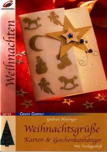 Weihnachtsgrüße Karten und Geschenkanhänger Mit Vorlagenheft