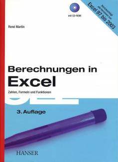 Berechnungen in Excel Zahlen, Formeln und Funktionen 3. Auflage  

Berücksichtigt alle Versionen von Excel 97 bis 2003
mit CD-ROM
