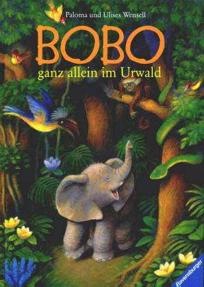 Bobo ganz allein im Urwald