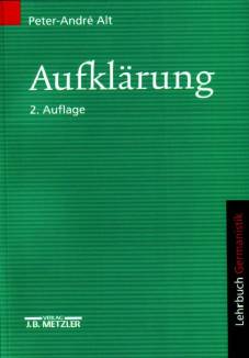 Aufklärung Lehrbuch Germanistik 2. Auflage