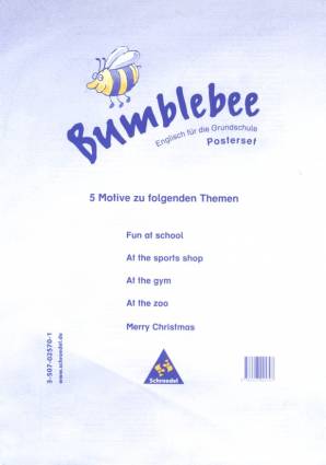 Posterset Bumblebee Englisch für die Grundschule