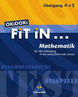 FiT iN … Mathematik für den Übergang in die weiterführende Schule Übergang 4 nach 5

Zusammenfassung
Beispiele