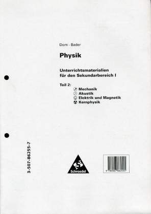 Physik Unterrichtsmaterialien für den Sekundarbereich I Teil 2: 
- Akustik
- Elektrik und Magnetik  
- Kernphysik