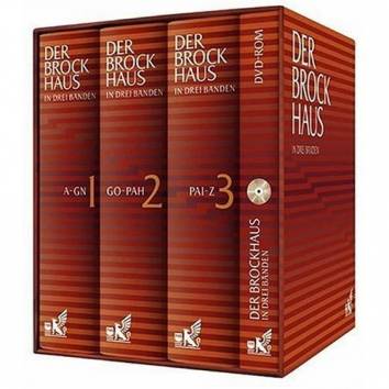 Der Brockhaus in drei Bänden mit DVD-ROM