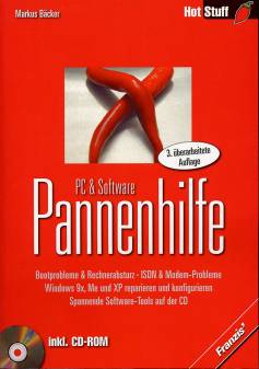 PC & Software Pannenhilfe  3. überarbeitete Auflage

Bootprobleme & Rechnerabsturz 
ISDN & Modem-Probleme
Windows 9x, Me und XP reparieren und konfigurieren
Spannende Software - Tools auf der CD

inkl. CD-ROM