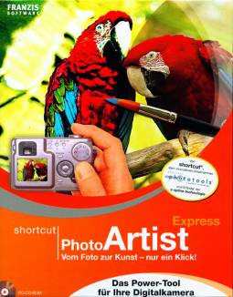 PhotoArtist Express Vom Foto zur Kunst - nur ein Klick! Vom Foto zur Kunst - nur ein Klick!
Das Power-Tool für Ihre Digitalkamera
shortcut