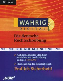 Wahrig digital  - Die deutsche Rechtschreibung Auf dem aktuellen Stand der amtlichen Rechtschreibung, gültig ab 1.8.2006 Ideal auch für den Schulgebrauch
Endlich Sicherheit!