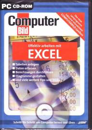 ComputerBild: Effektiv arbeiten mit Excel Tabellenkalkulation Schritt für Schritt am Computer lernen und üben. CD-ROM für Win