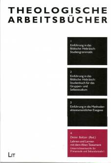 Lehren und Lernen mit dem Alten Testament Unterrichtsentwürfe für Primarstufe und Sekundarstufe I. Eine Auswahl 2. Aufl.