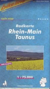 Radkarte: Rhein-Main / Taunus  Maßstab 1:75.000
GPS-tauglich
cycle-map Hessen