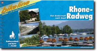 Rhone-Radweg Von Andermatt nach Genf (320 km) Radtourenbuch und Karte 1 : 75.000

Karten, Ortspläne, Übernachtungsverzeichnis, Ortsindex