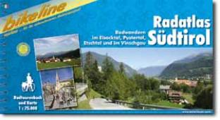Radatlas Südtirol Radwandern im Eisacktal, Pustertal,Etschtalund im Vinschgau Radtourenbuch und Karte 1:75.000