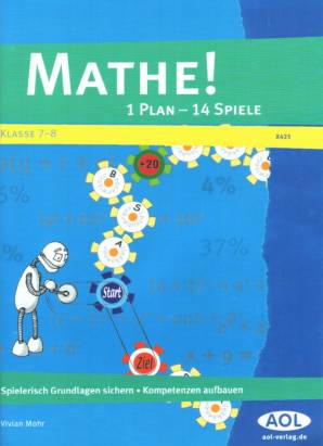 Mathe! 1 Plan - 14 Spiele Klasse 7 - 8 Spielerisch Grundlagen sichern - Kompetenzen aufbauen