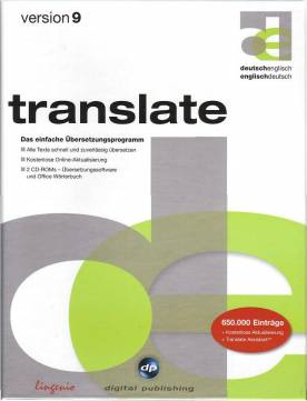 translate english version 9 Das einfache Übersetzungsprogramm