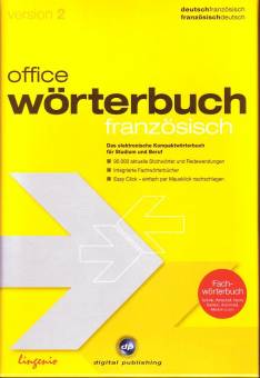 office wörterbuch franzoesisch - version 2 Das elektronische Kompaktwörterbuch für Studium und Beruf deutsch - französisch / französisch - deutsch