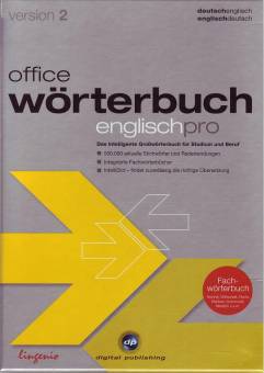 office wörterbuch pro 2.0 englisch Großwörterbuch und Fachwörterbuch in einem Programm deutsch - englisch
englisch - deutsch