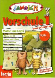 Janosch - Vorschule 1: Mathe u. Logik Zählen bis 20 - Zahlen und Ziffern - Erstes Rechnen - Geometrische Formen ... und vieles mehr Mit großem Elternratgeber

CD-ROM