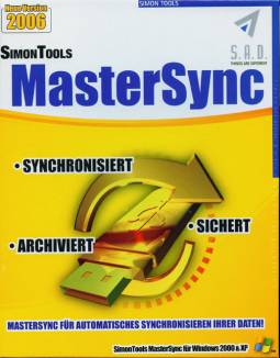 SimonTools MasterSync 2006 Mastersync für automatisches Synchronisieren Ihrer Daten! synchronisiert - sichert - archiviert