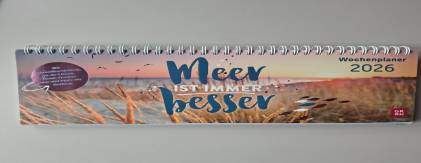 Meer ist immer besser Wochenplaner 2026