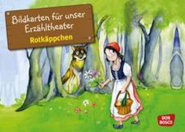 Bildkarten für unser Erzähltheater: Rotkäppchen Kamishibai Bildkartenset. Entdecken. Erzählen. Begreifen