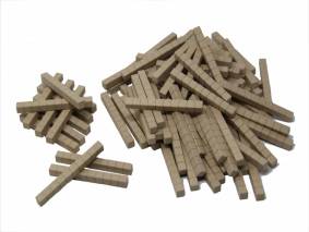 Dienes Zehnerstäbe naturfarben (100 Stück)