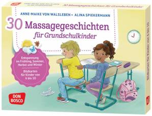 30 Massagegeschichten für Grundschulkinder  Entspannung im Frühling, Sommer, Herbst und Winter

Bildkarten für Kinder von 6 bis 10