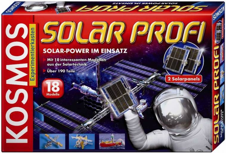 Solar Profi Solar-Power im Einsatz + mit 18 interessanten Modellen aus der Solartechnik
+ über 190 Teile
+ 2 Solarpanels
+ ab 8 Jahren